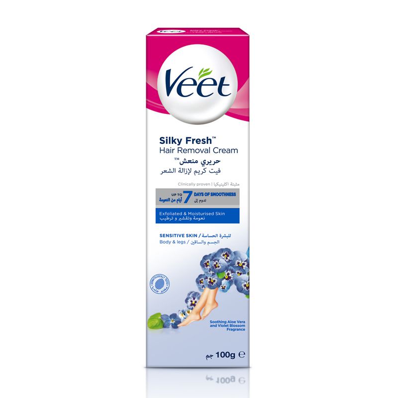 Veet Hair Remover Cream For Sensitive Skin 100g With Aloe vera Veet